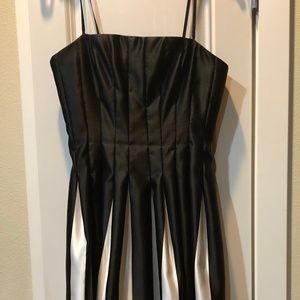 BCBG Maxazria Women's Black and White Strapless Cocktail Dress - 0